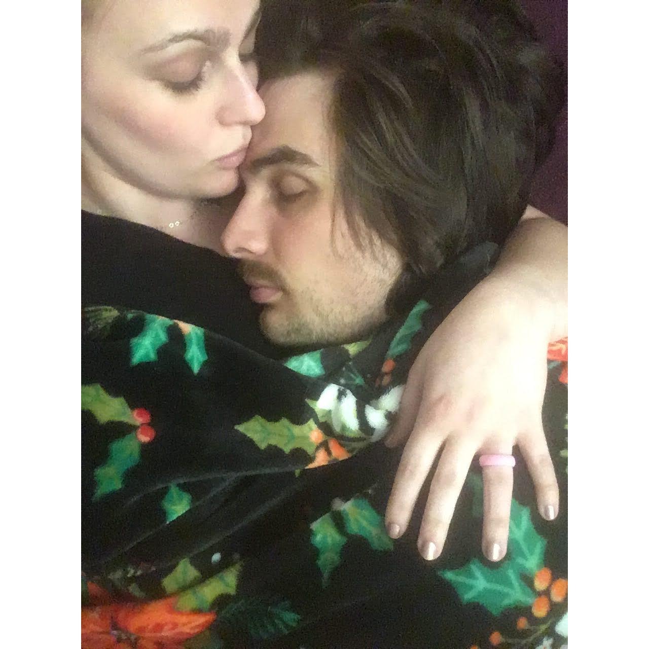 Isaac was here when Utah went into quarantine so we mostly stayed in, watching 'Father Brown' and doing a puzzle, but also we took some naps:)