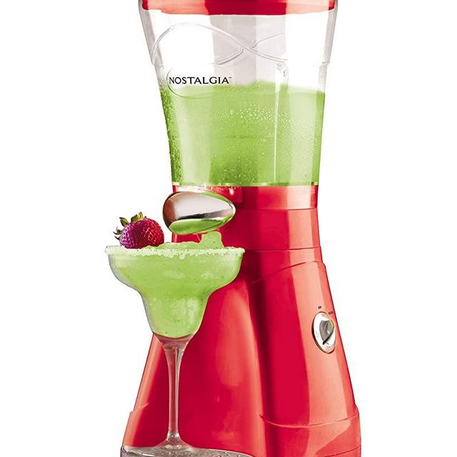 Nostalgia MSB64 64-Ounce Margarita & Slush Maker, Perfect For Slush Drinks, Daiquiris, Red