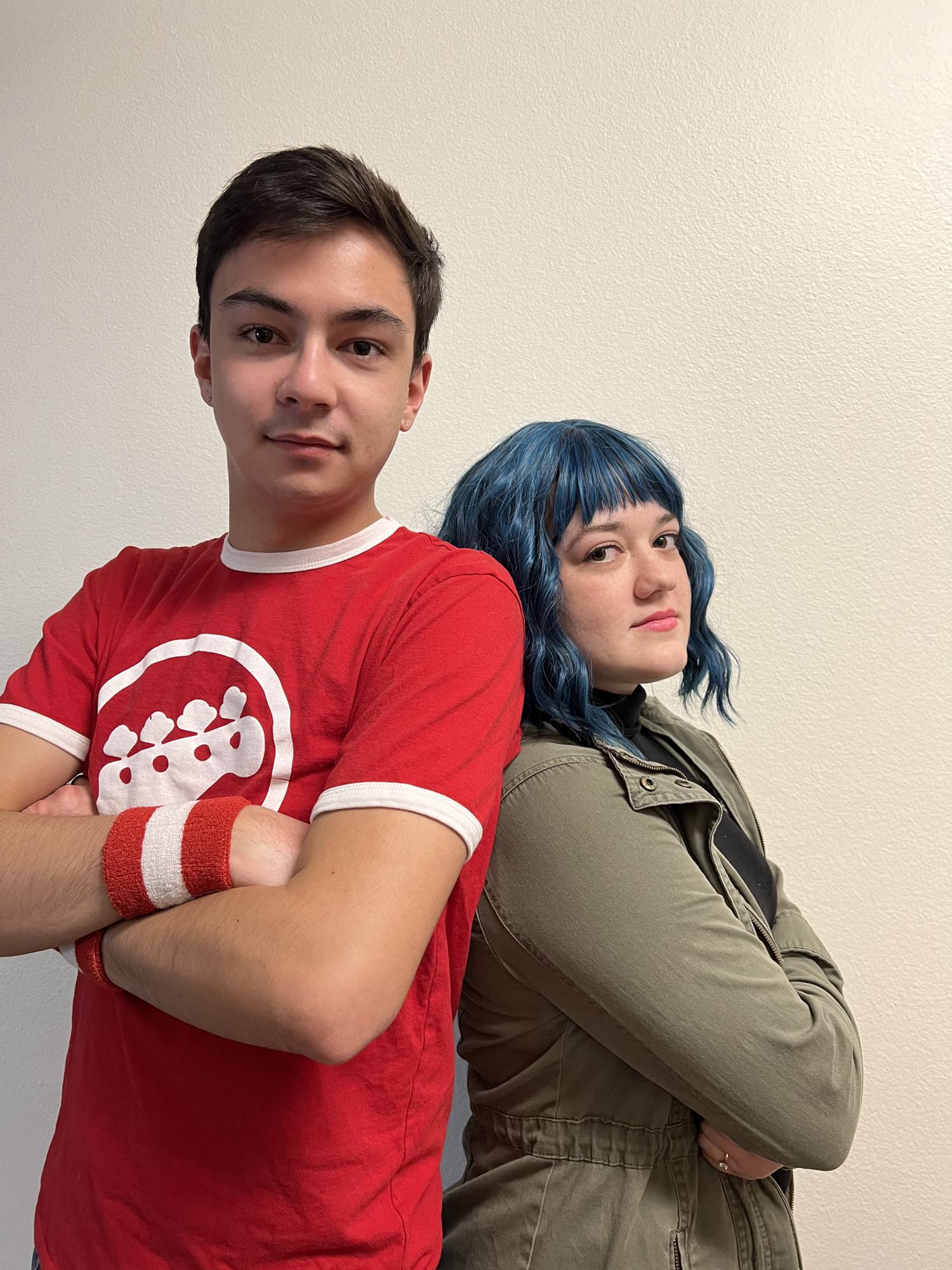 Ramona Flowers and Scott Pilgrim for Halloween 2021