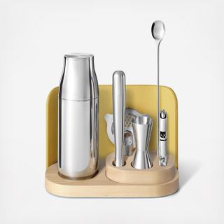 6-Piece Bar Set with Storage Base