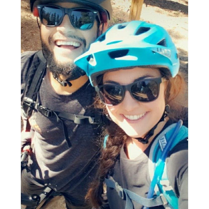 Mountain Biking Flume Trail for our first Anniversary