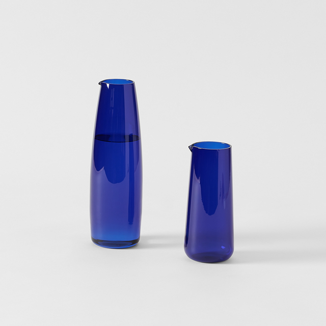 Luisa Blue Glass Table Carafes