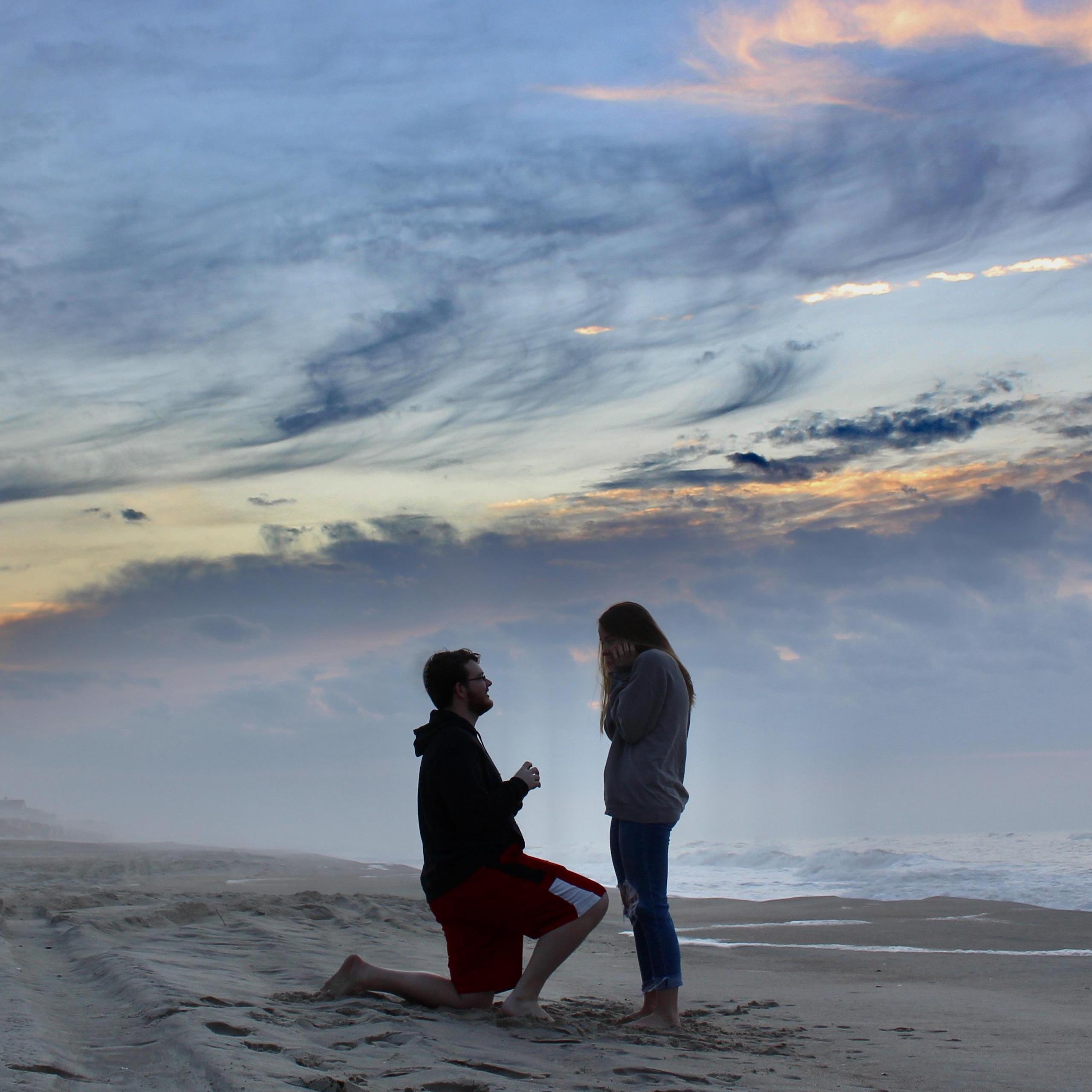 Sunrise/sunset photos on the beach have kind of become a thing for us, so of course Shane made us go to 3 different sunrises/sets before we got the perfect shot.
March 2020