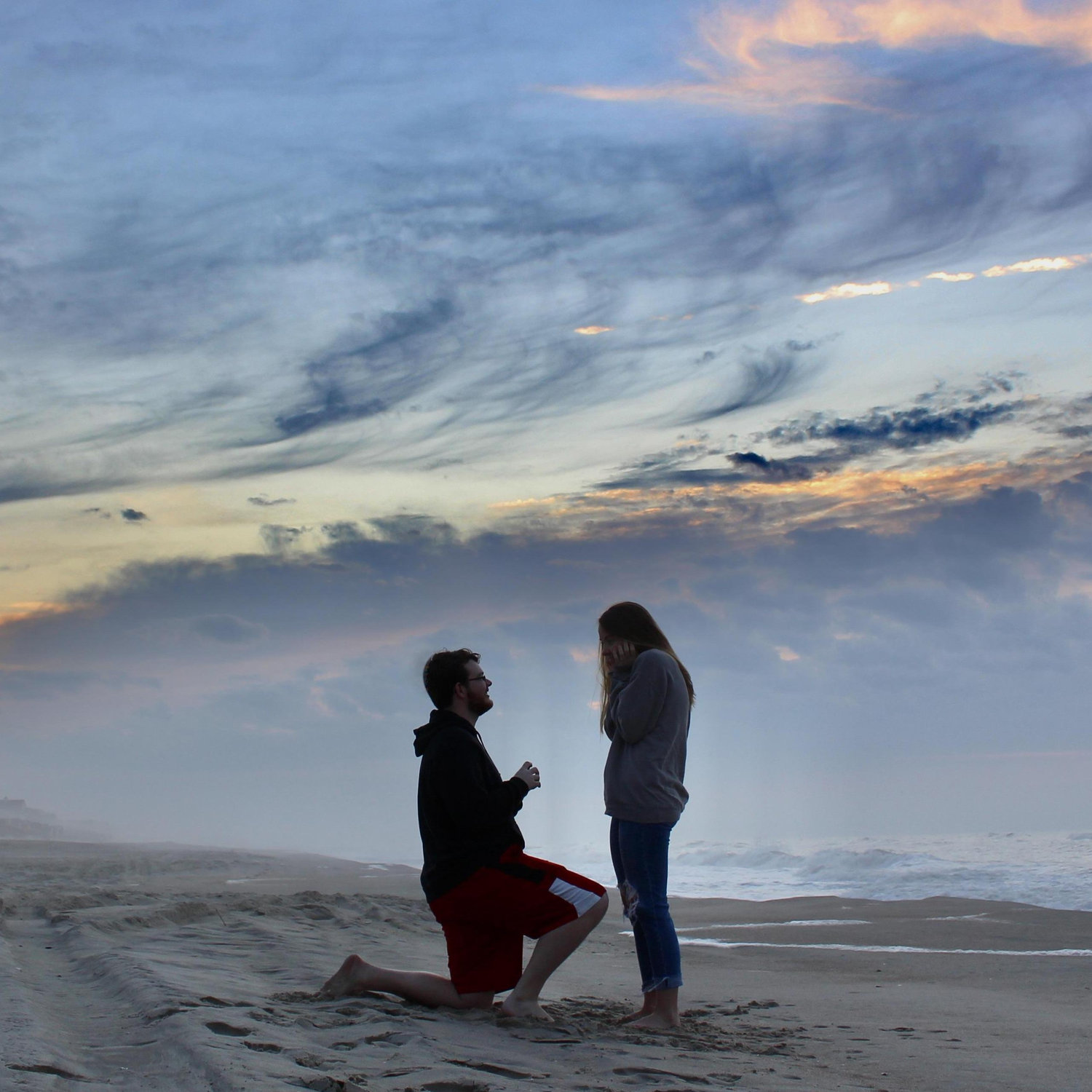 Sunrise/sunset photos on the beach have kind of become a thing for us, so of course Shane made us go to 3 different sunrises/sets before we got the perfect shot.
March 2020