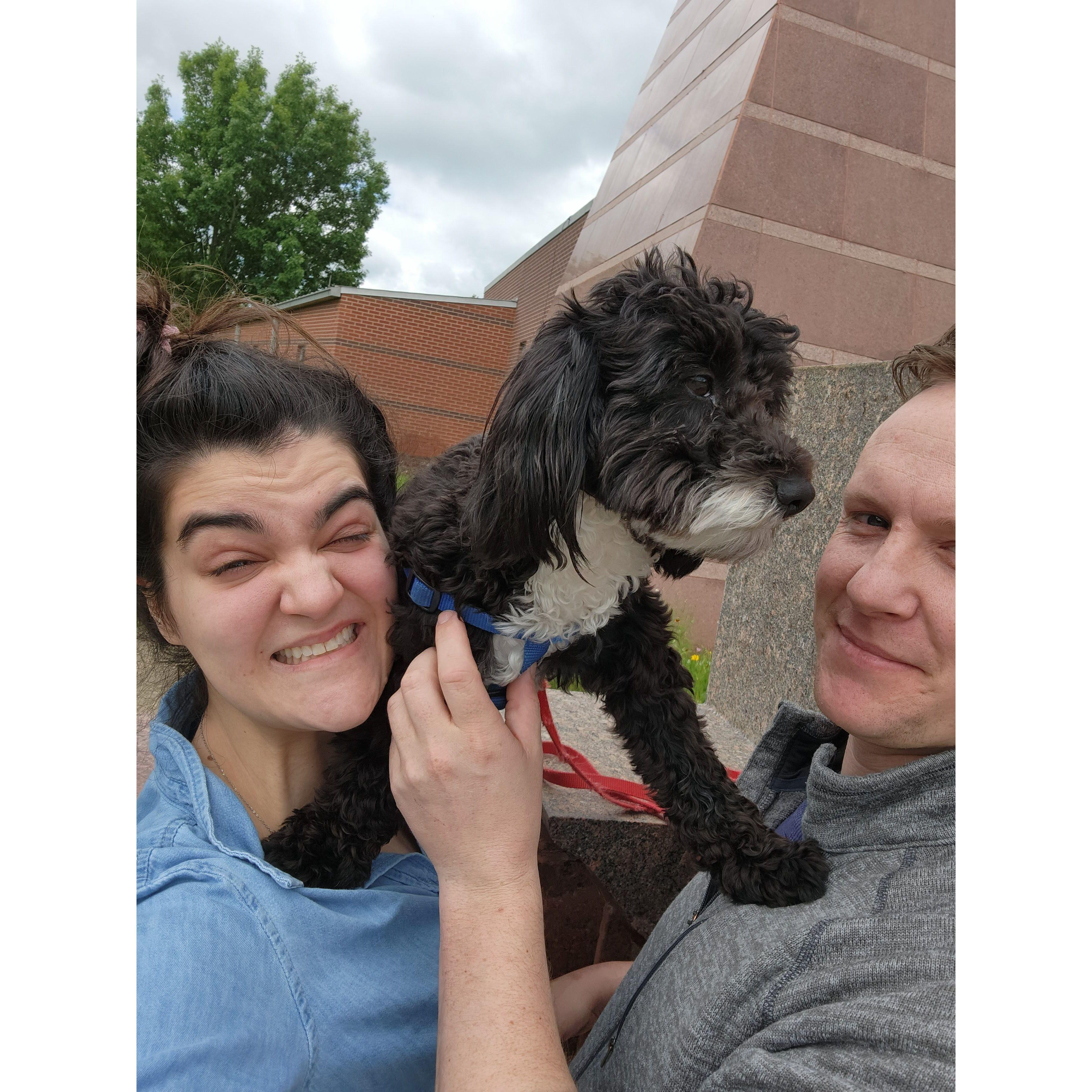 First family photo in Texas!