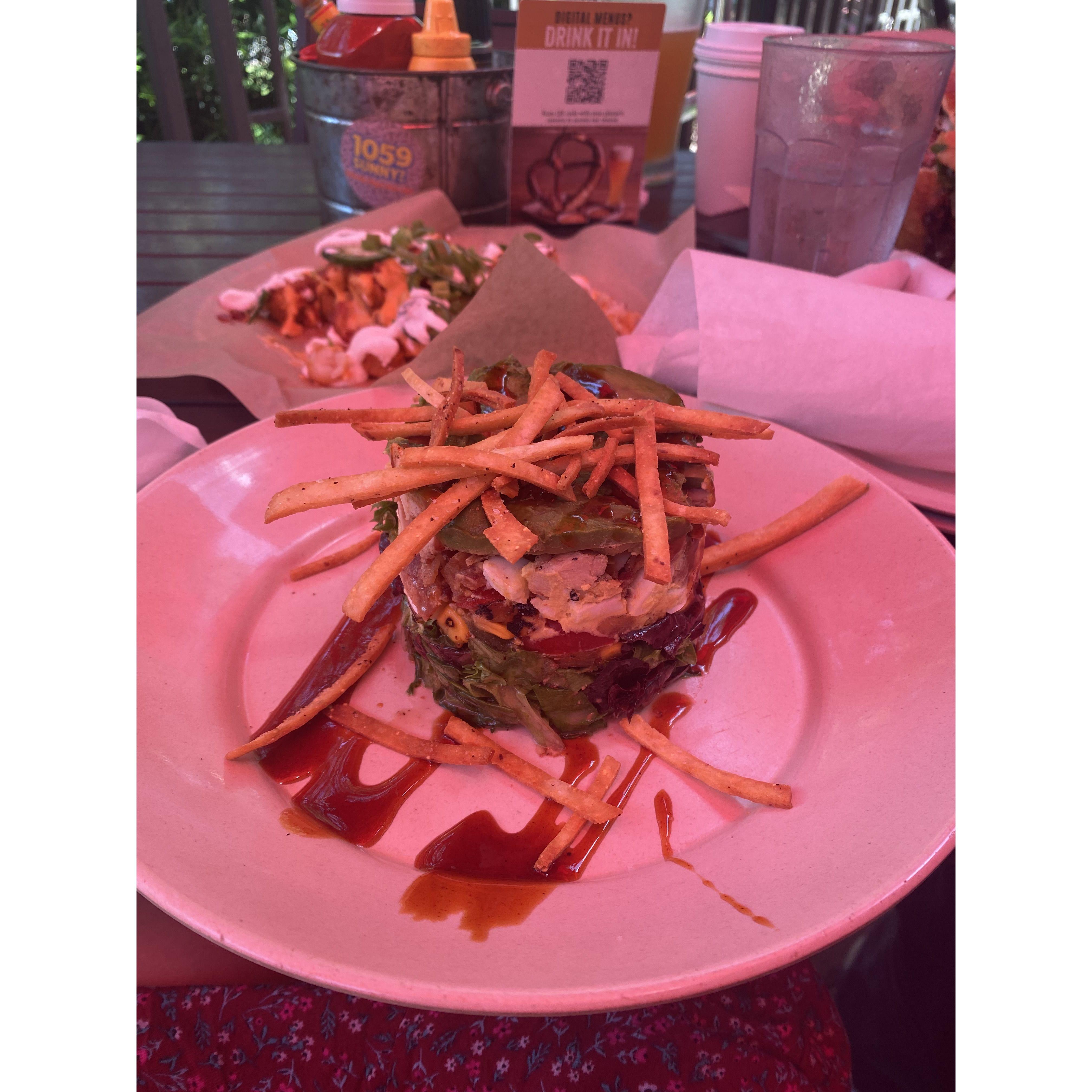 This was out first date!! Started off at the Robinson for coffee, walked around Lake Eola, and ended up grabbing lunch at World of Beer. This is the only picture we have.