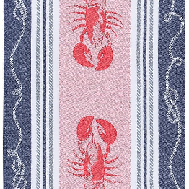 Now Designs Lobster Woven Cotton Jacquard Dishtowel W18 x L28in