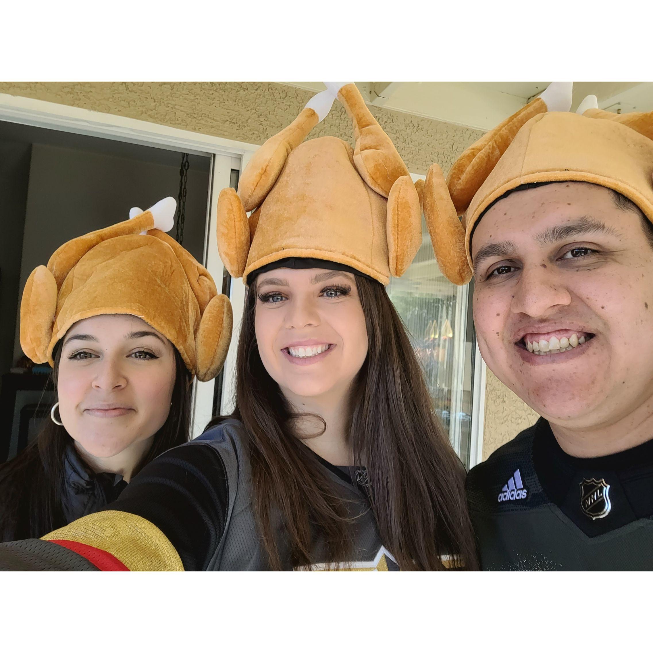 Turkey heads on Thanksgiving