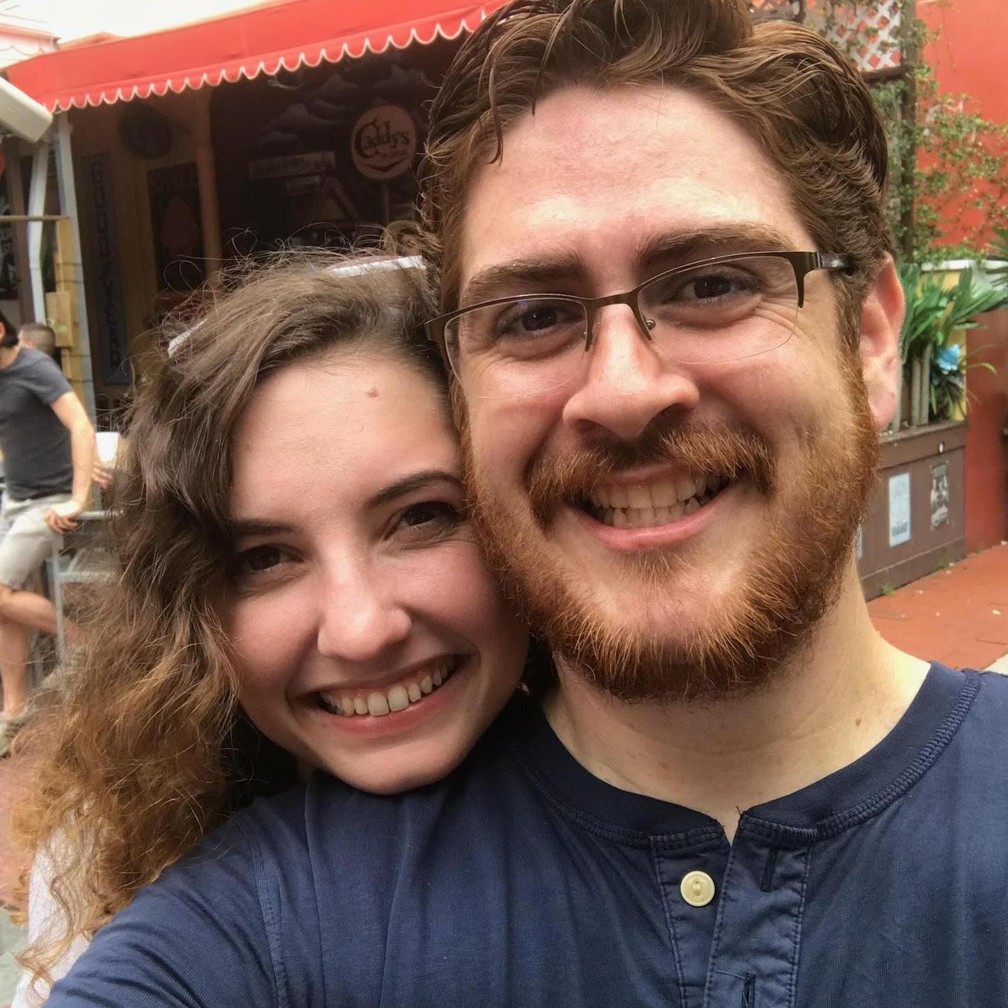 We had been dating for around six months at this point and went to Pride in Downtown St. Pete with some of our friends!