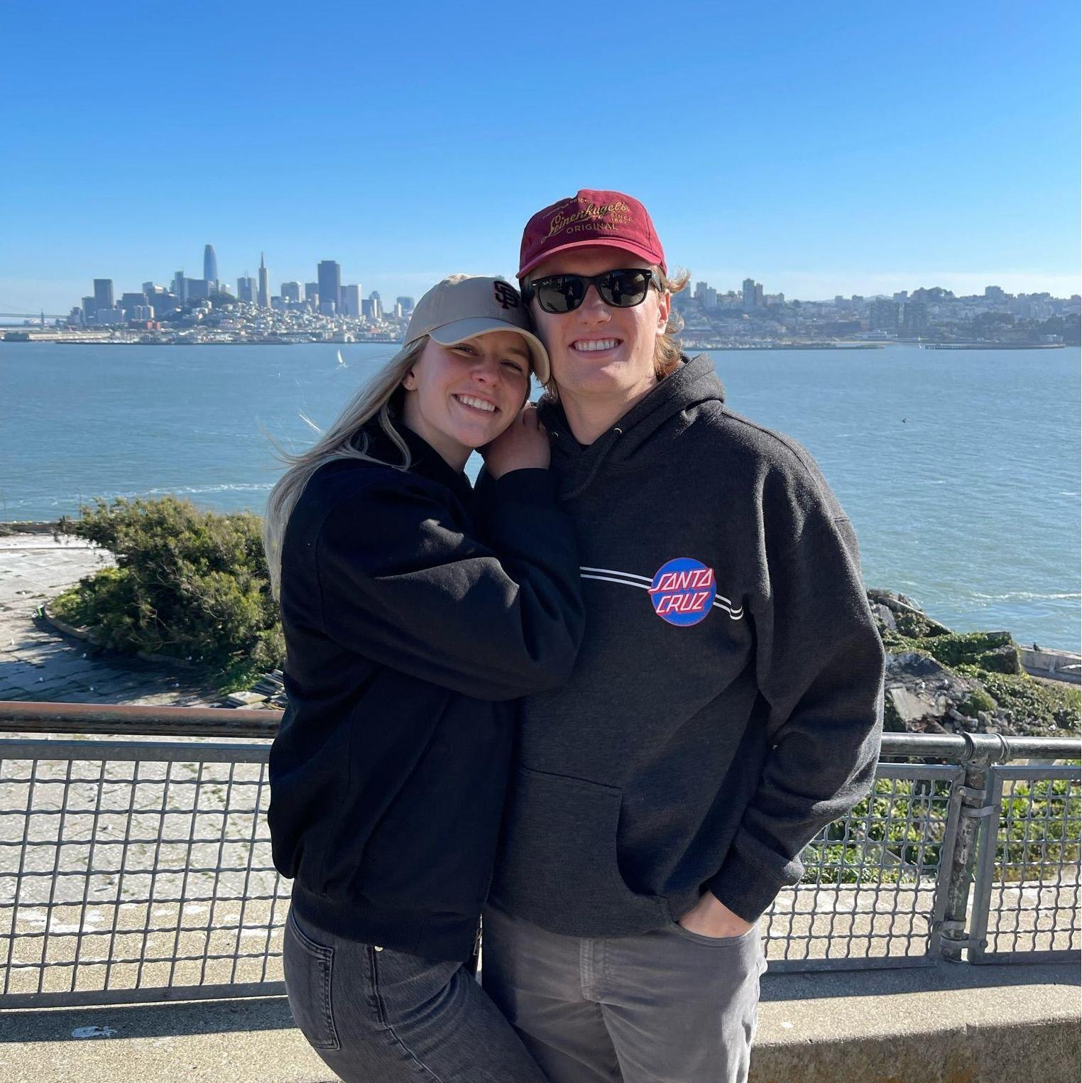 City views from Alcatraz, had to break Sam out!