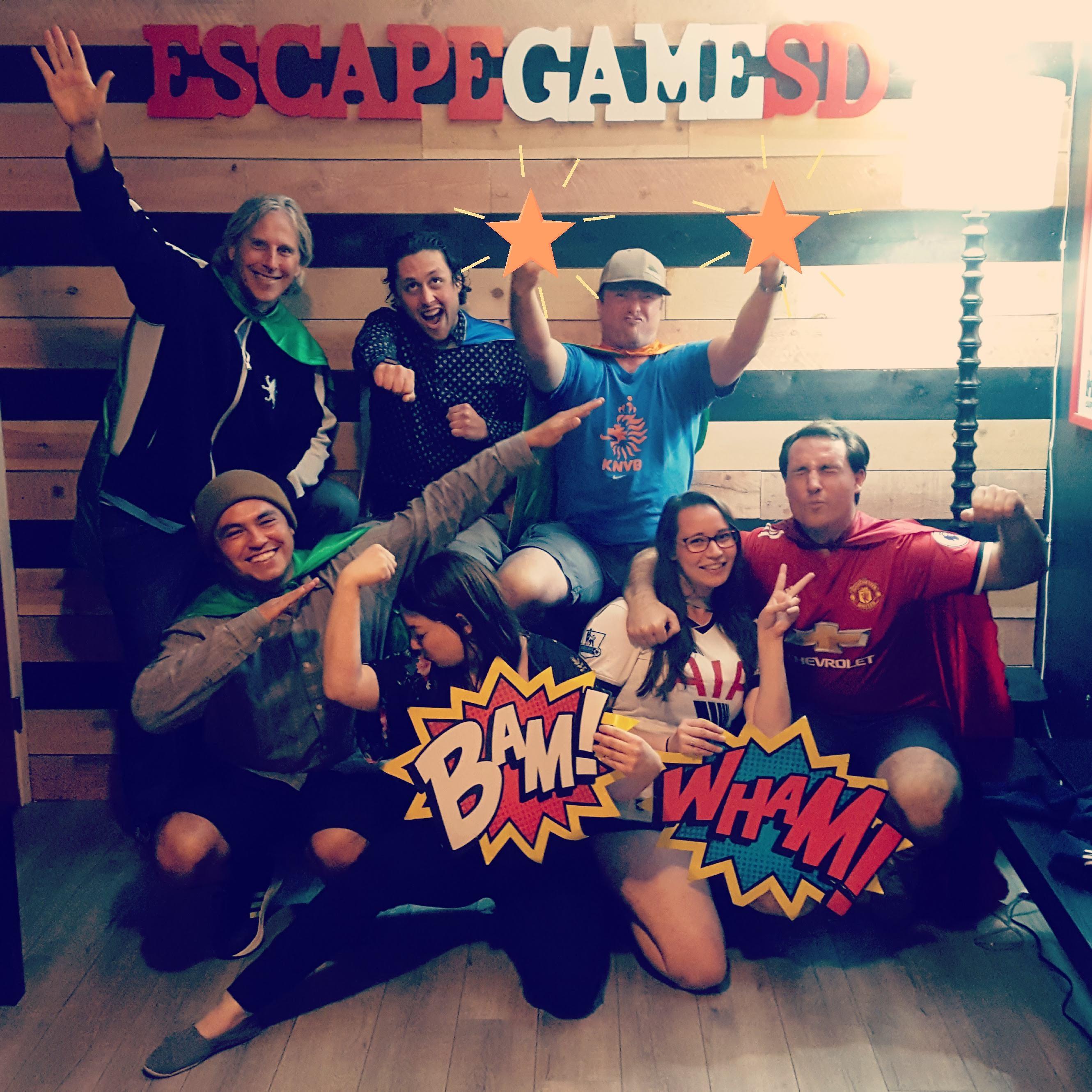 First Escape Room together for Geoff's birthday.