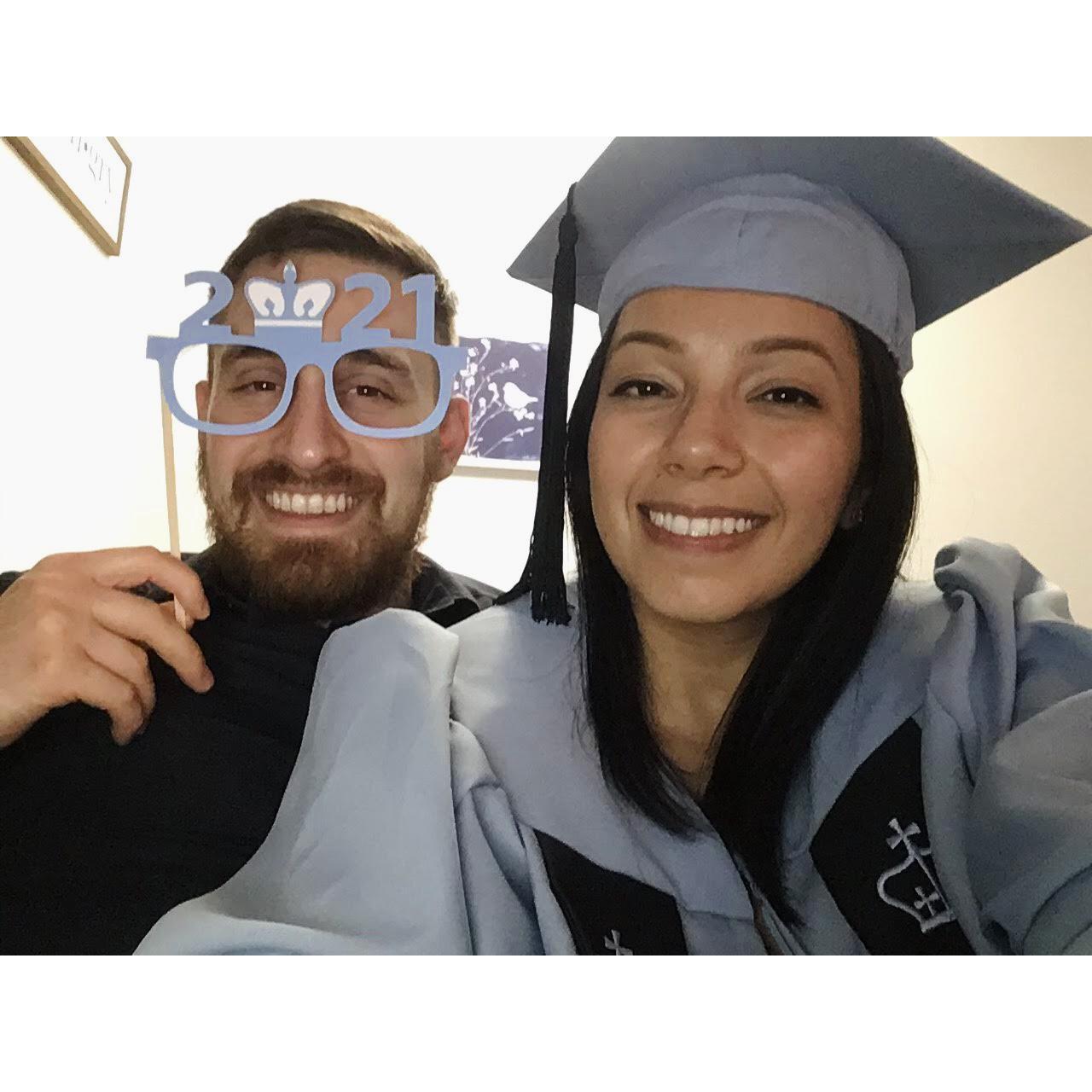 Kathy graduated!