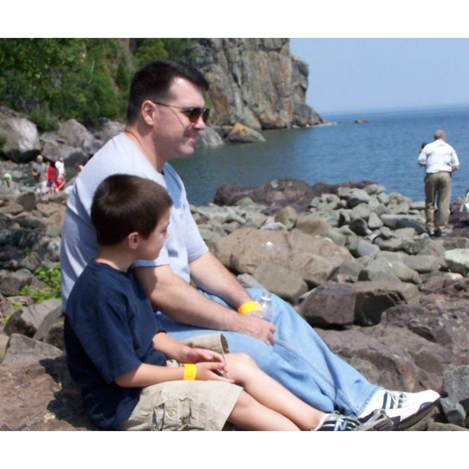 John with Dad