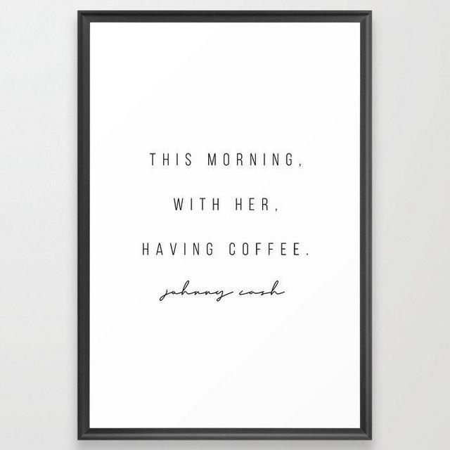 Johnny Cash Framed Art Print