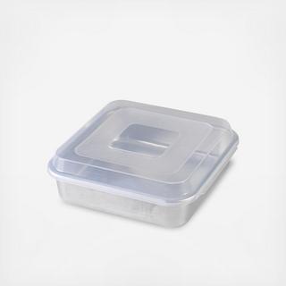 Naturals 9 in. Square Cake Pan with Storage Lid