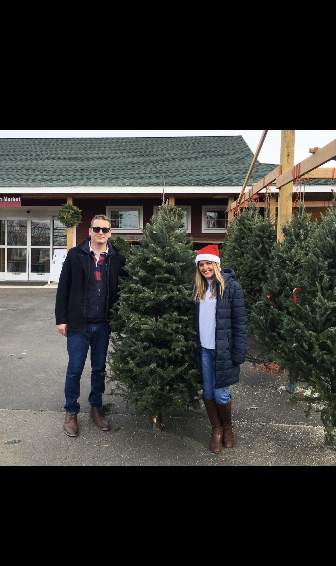 First Christmas tree tradition at Rose Orchards