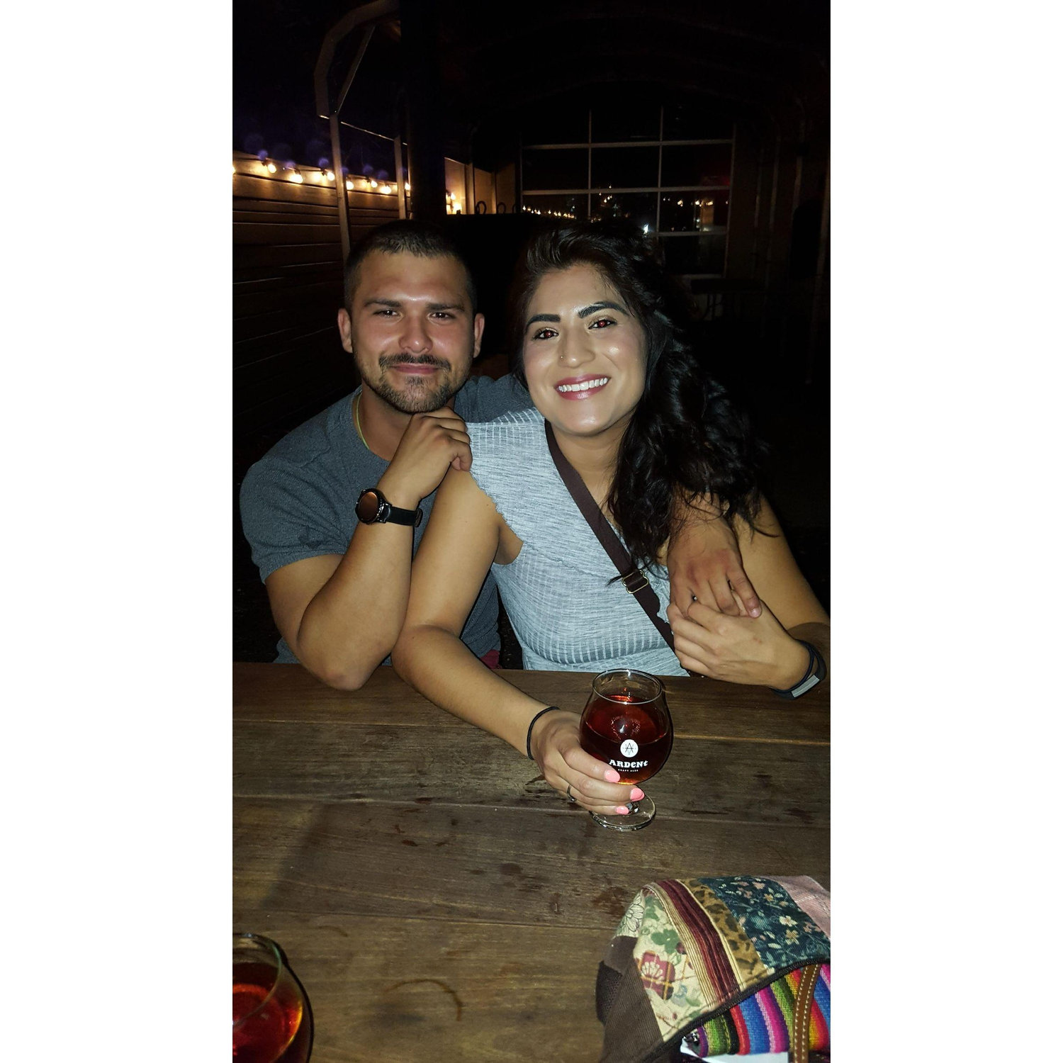 First time Hector met one of Adrianna's besties