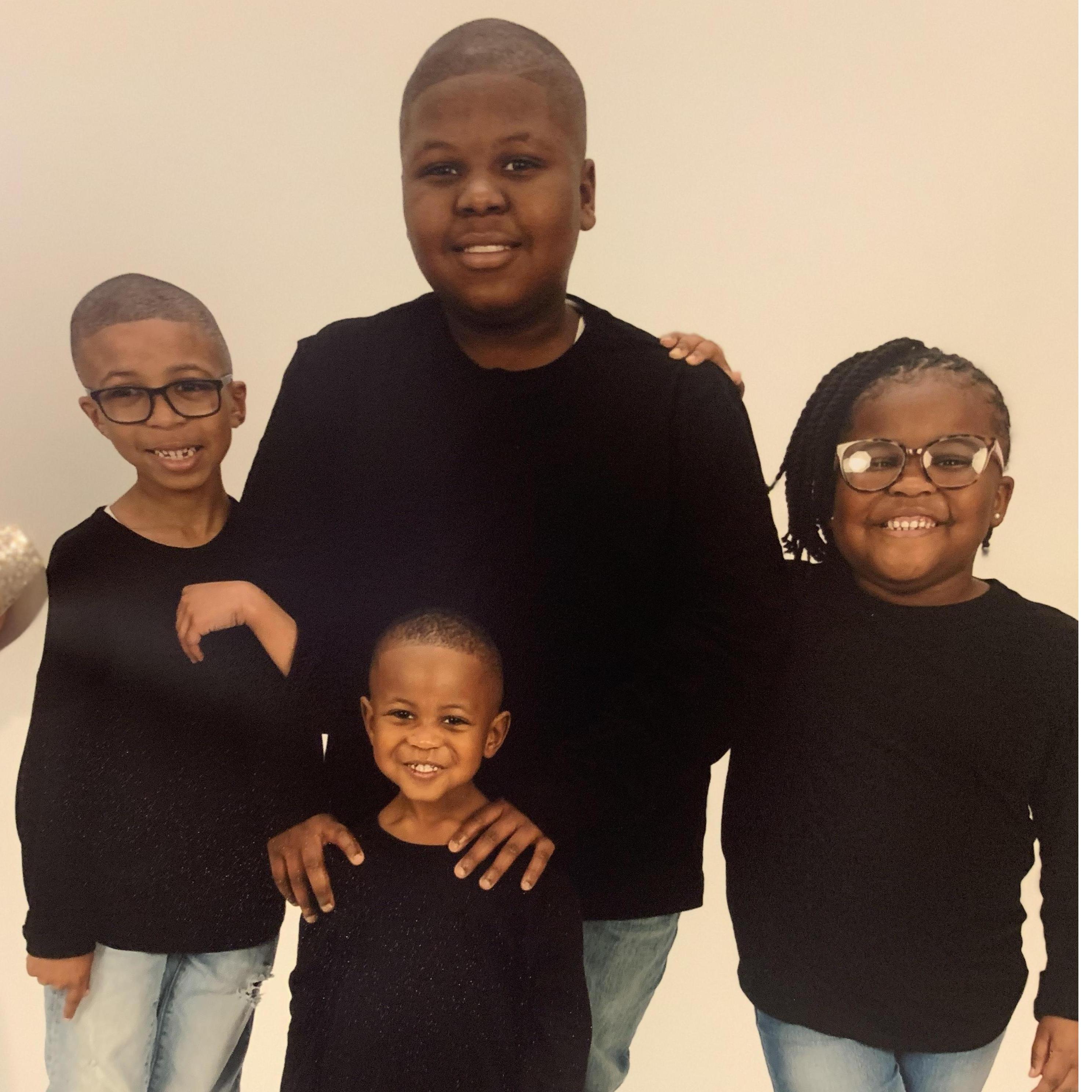 Our four blessings Elijah, Jeremiah, Parish, Noah.