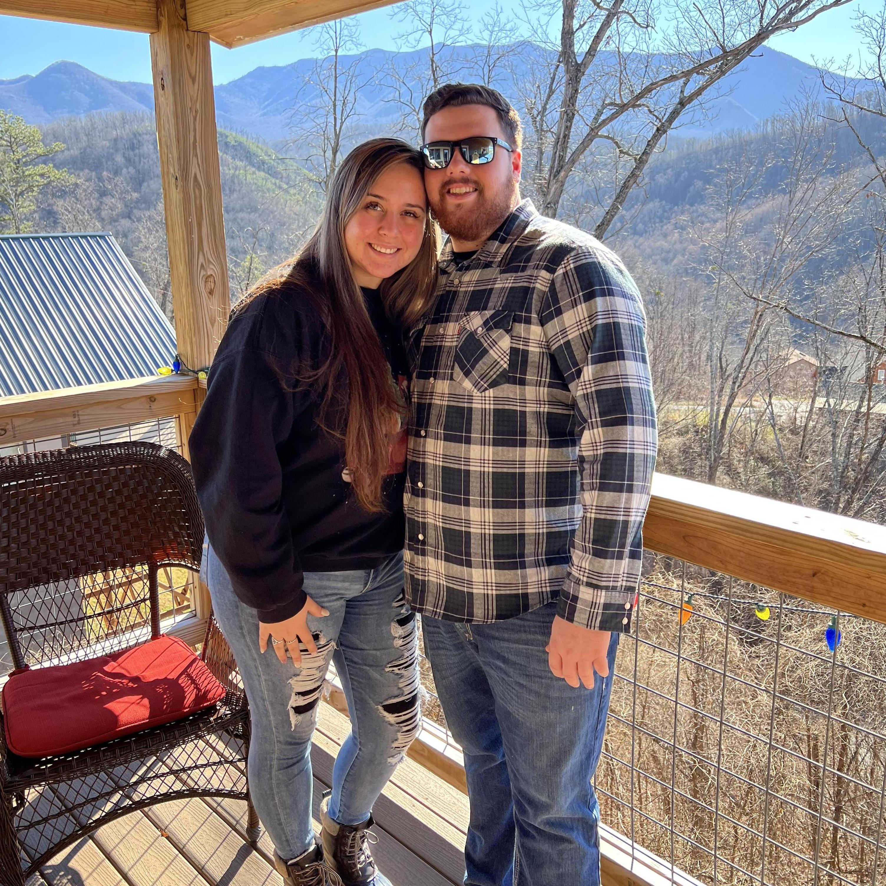 Spending some MUCH needed vacation time with his family in the mountains!