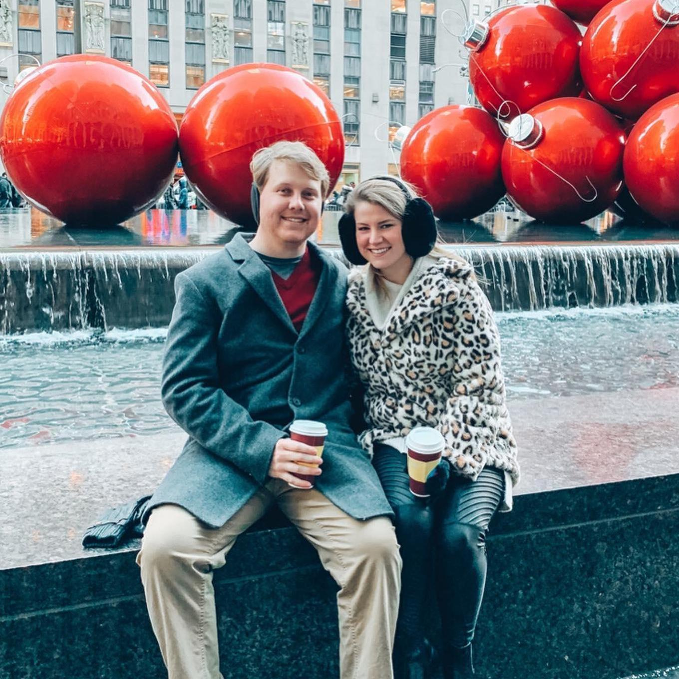 David and I were long-distance for 2 years. This photo is from one of my visits to see him in NYC!