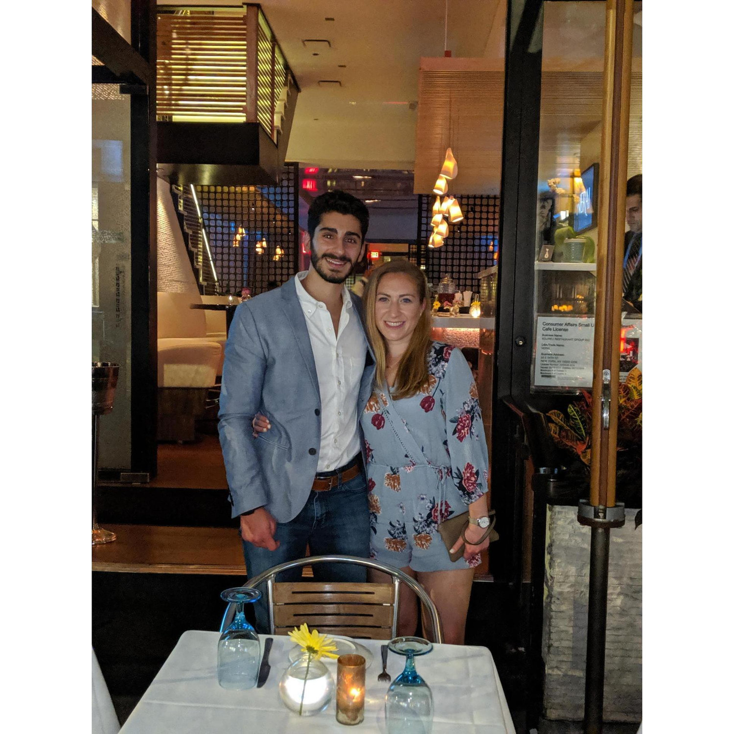 Our first anniversary!