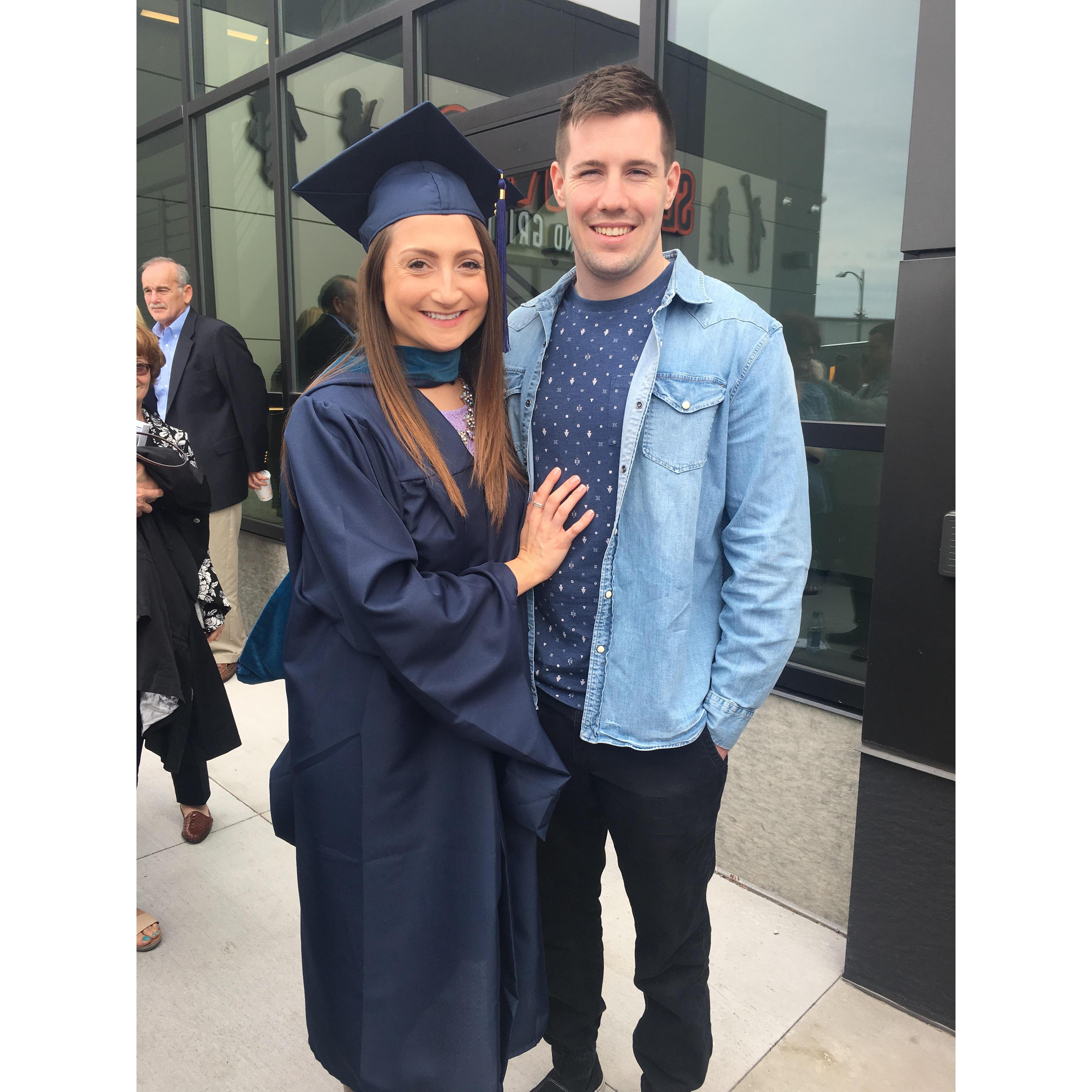 My biggest fan when I received my Master's Degree in Occupational Therapy!