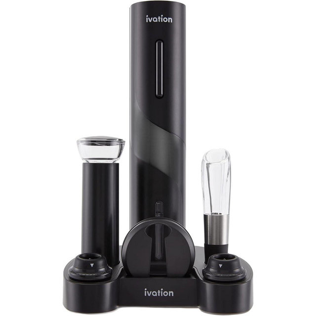 Ivation 7 Piece Wine Set, Electric Wine Opener, Wine Pump & More!