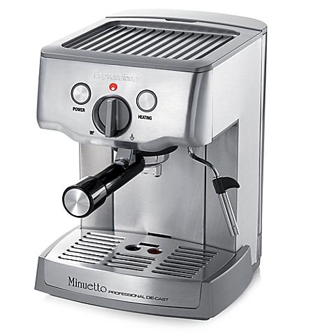 Espressione Café Minuetto Die-Cast Professional Espresso and Cappuccino Maker