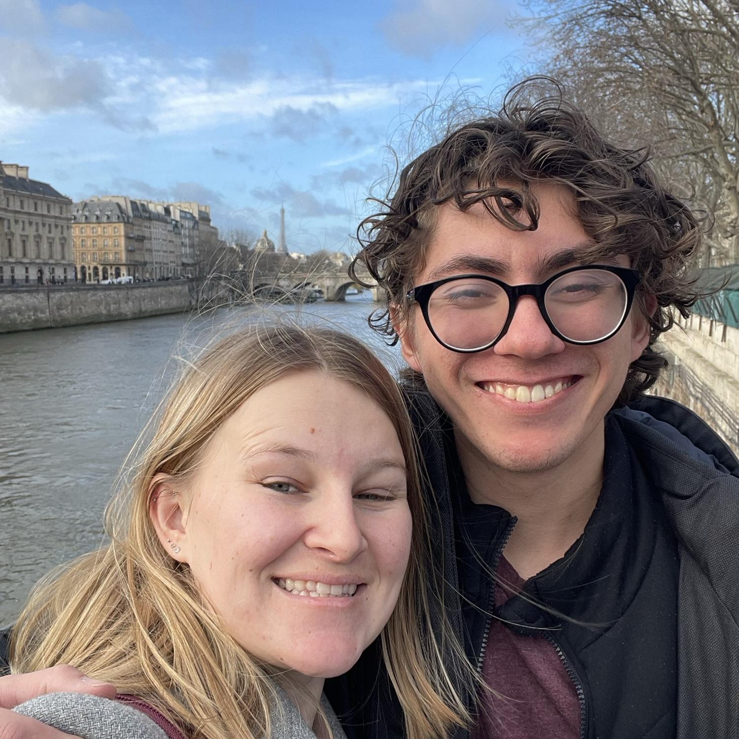 Finally together again in Paris!!