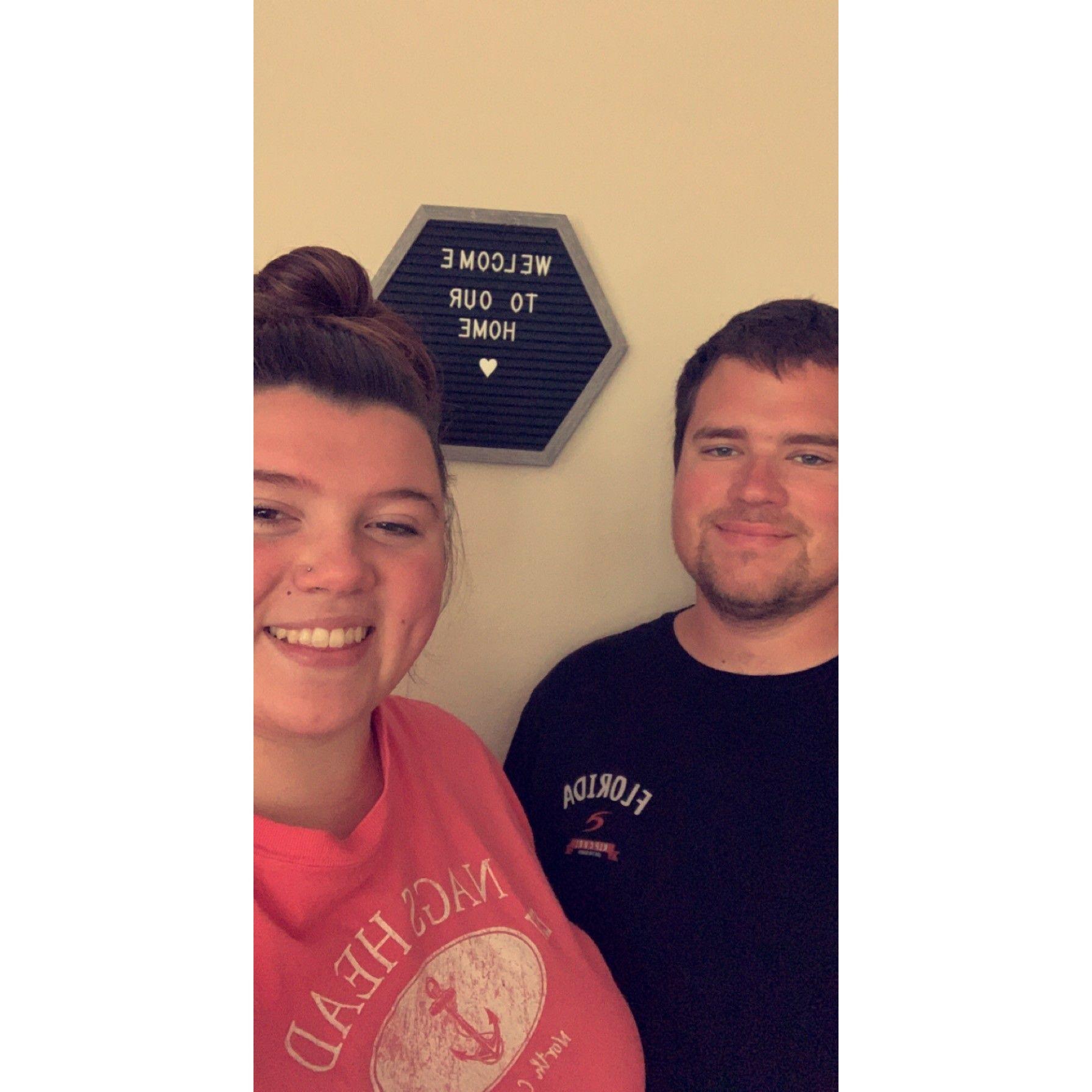 Our first home together