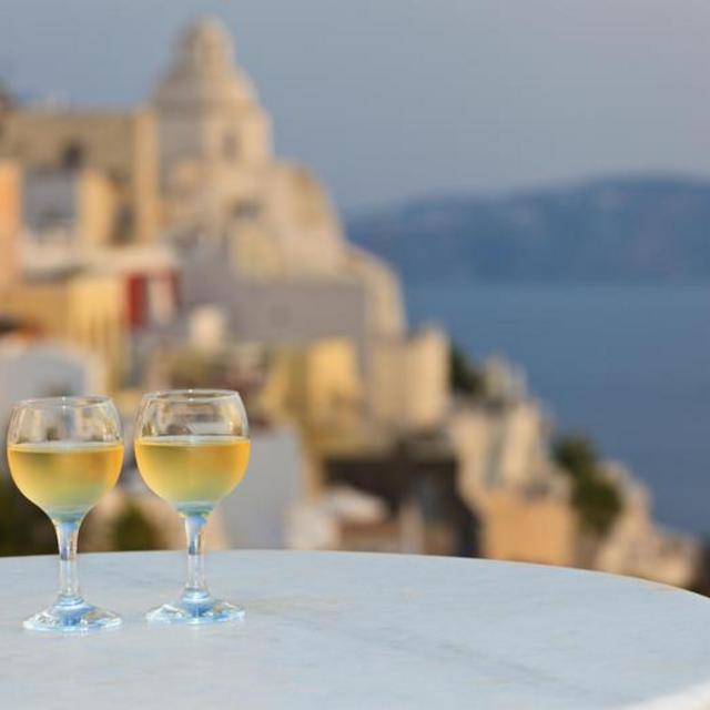 Drinks in Santorini