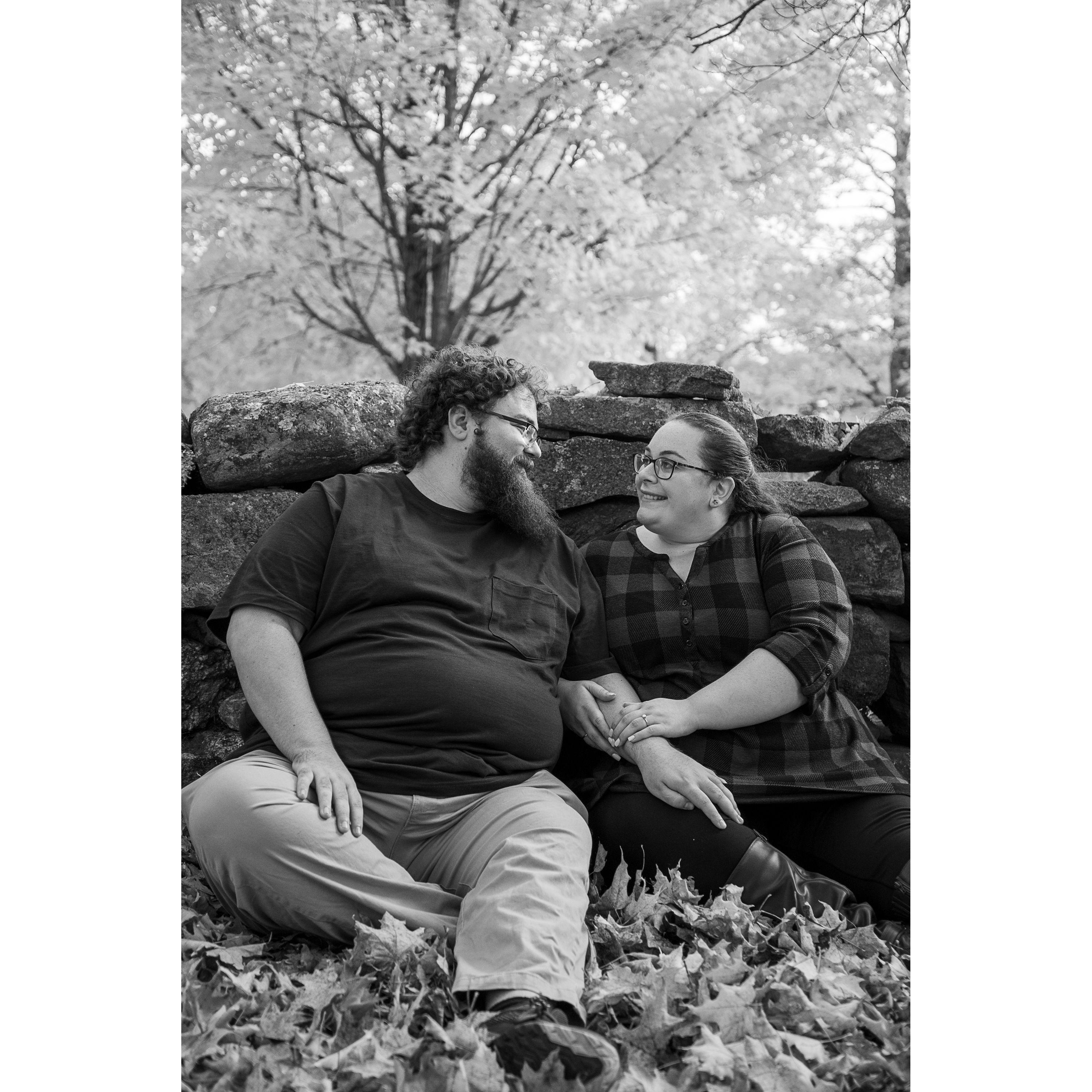 A huge thank-you is in order for Malachi, who went through all the paces for our engagement photos!