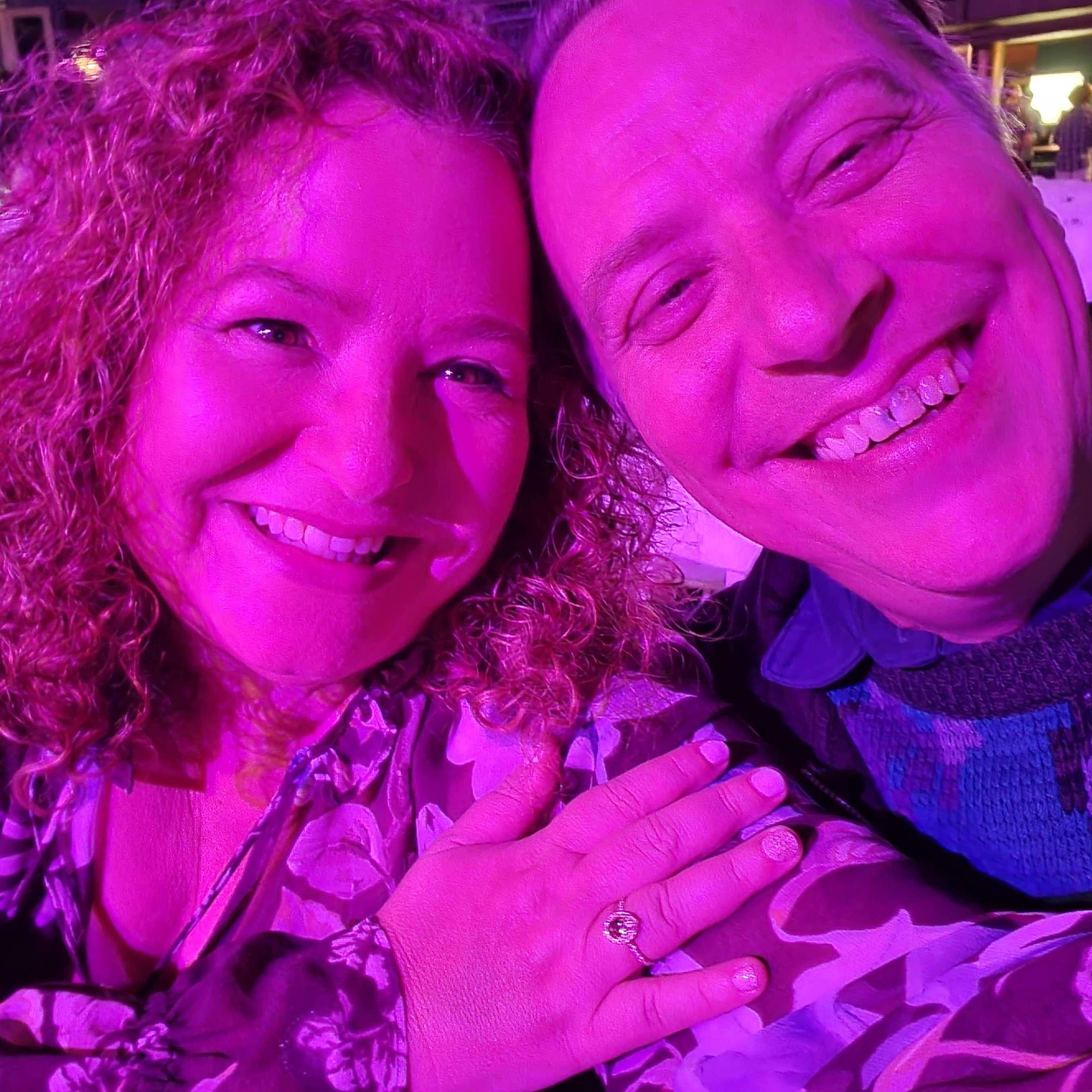The night we got engaged. Nov 2021