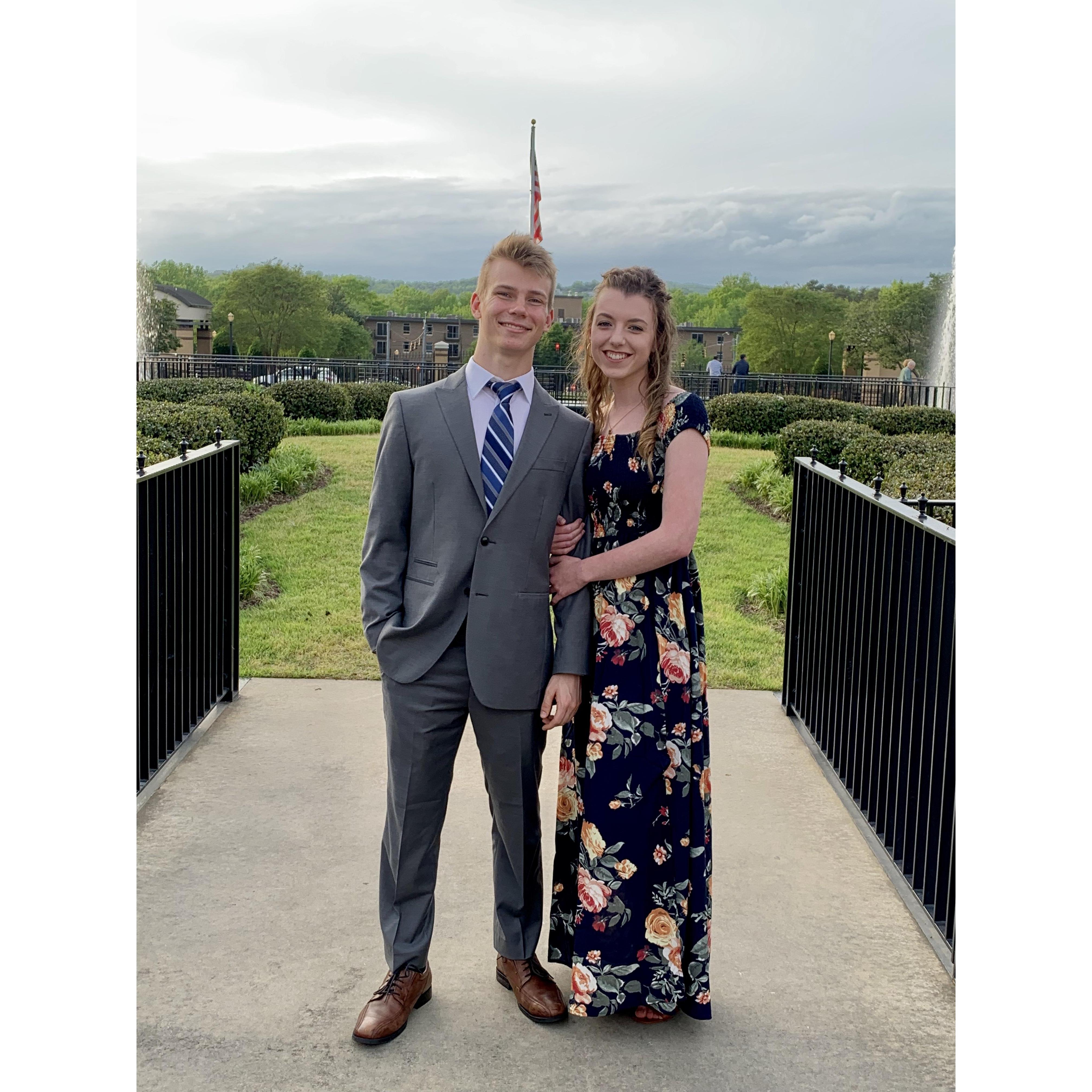 A formal event at Bob Jones University.