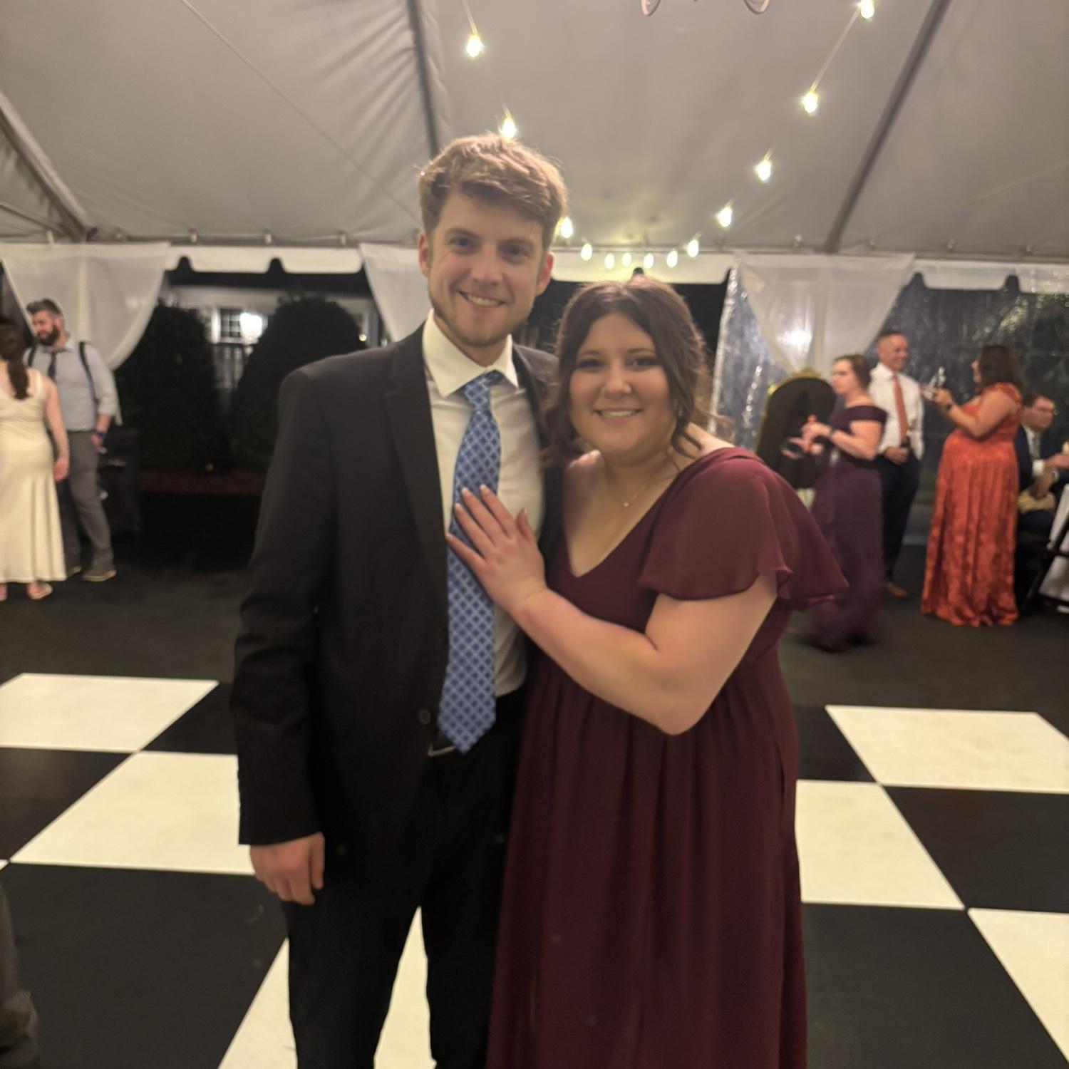 Their friends Leah and Steve's wedding!