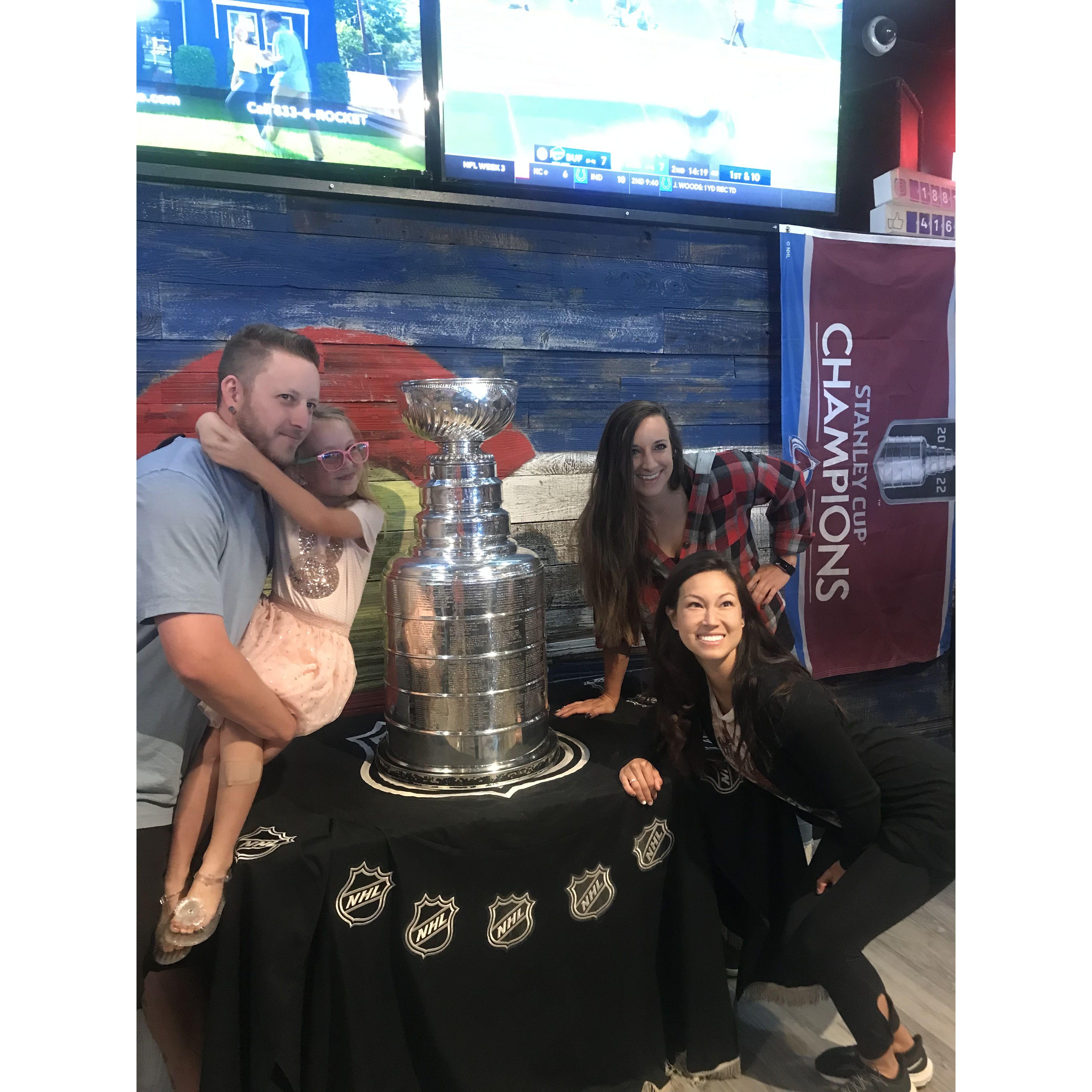 We touched the cup...
