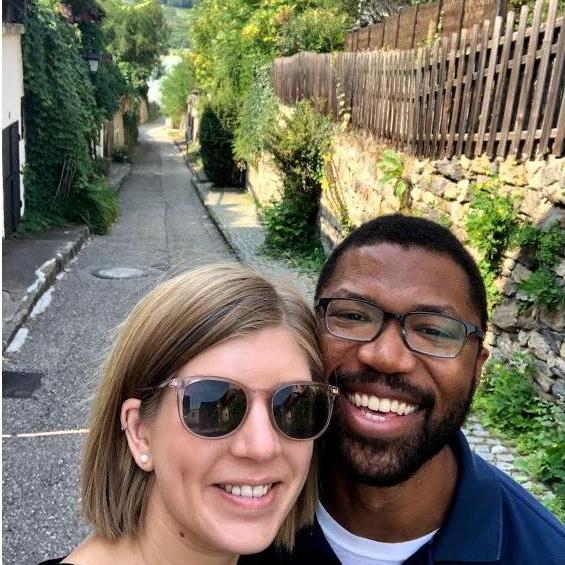 A quick pic of us in the middle of our all day wine tour along the Danube river