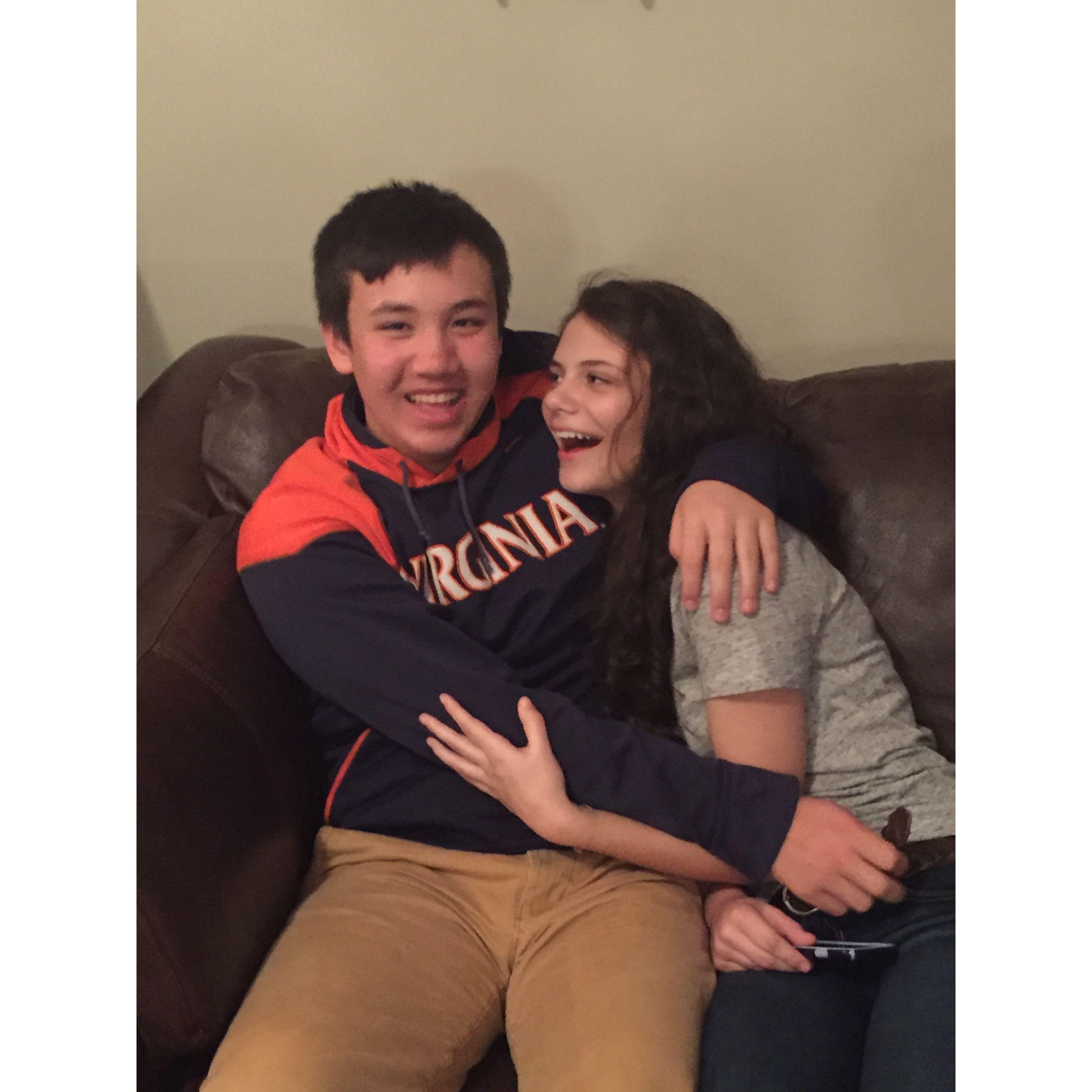 March of 2016 -- one of the first pictures of us officially dating!