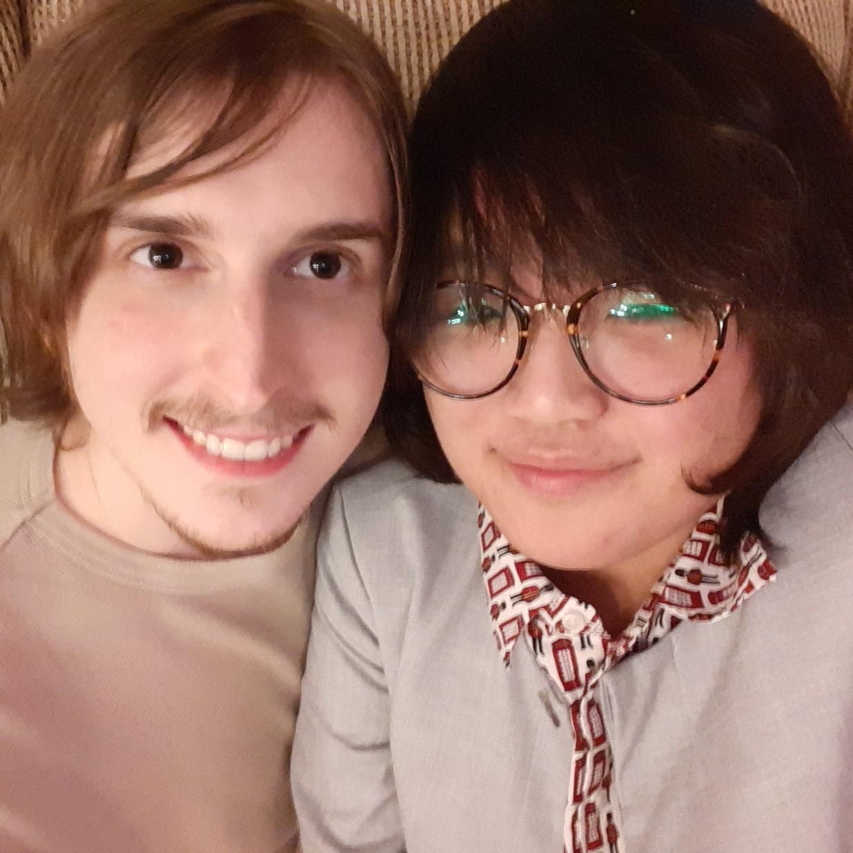 Their very first selfie 🤳