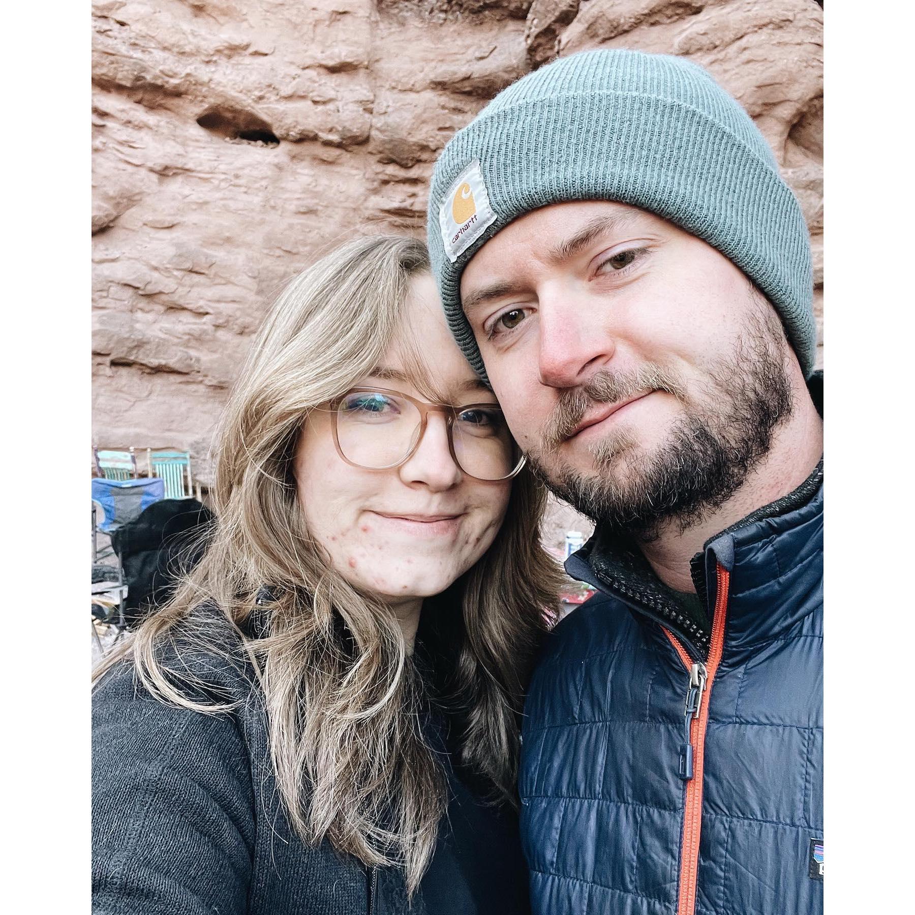 Our favorite look - camping!