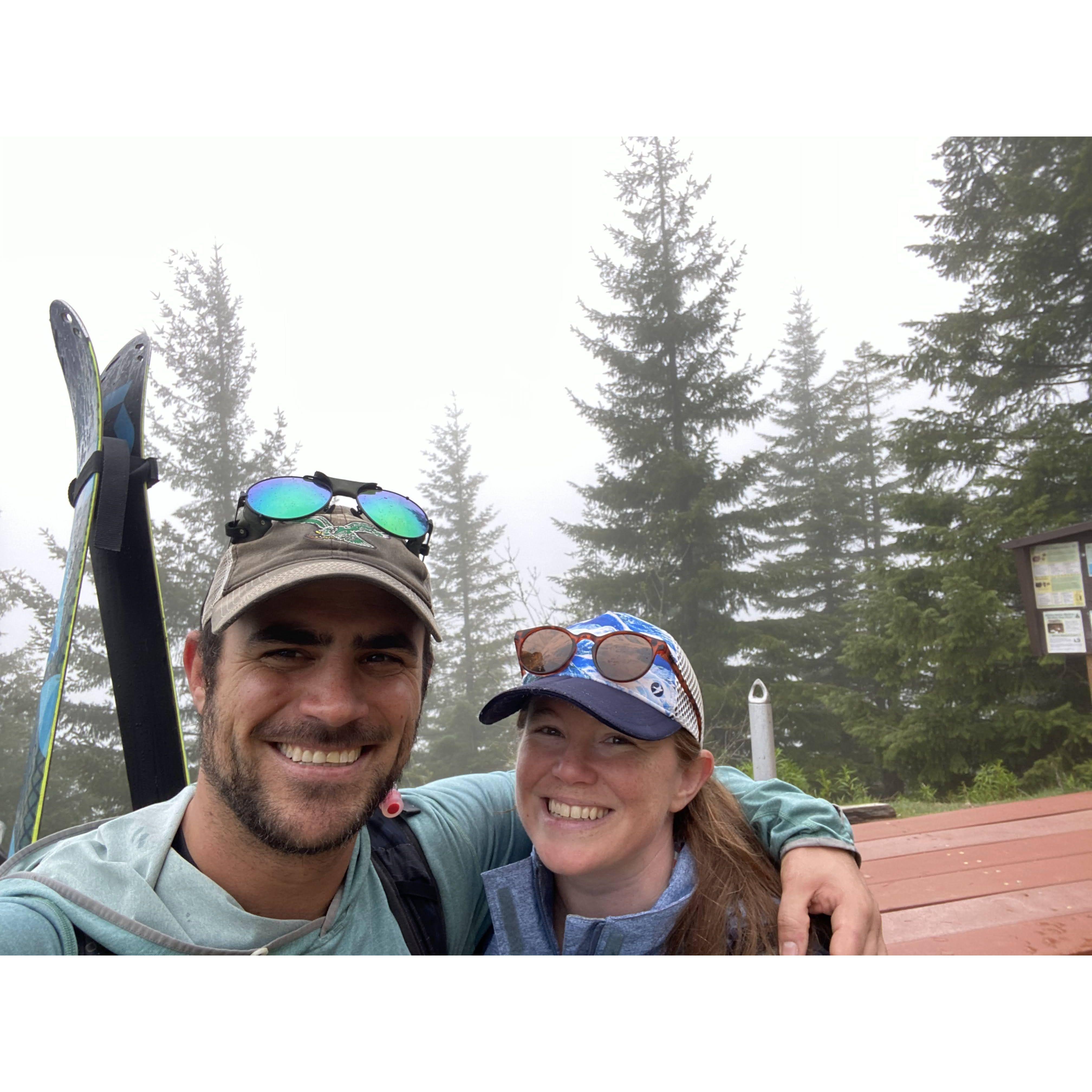 This was after quite the spicy adventure getting down from the top of Mt. Elinor...