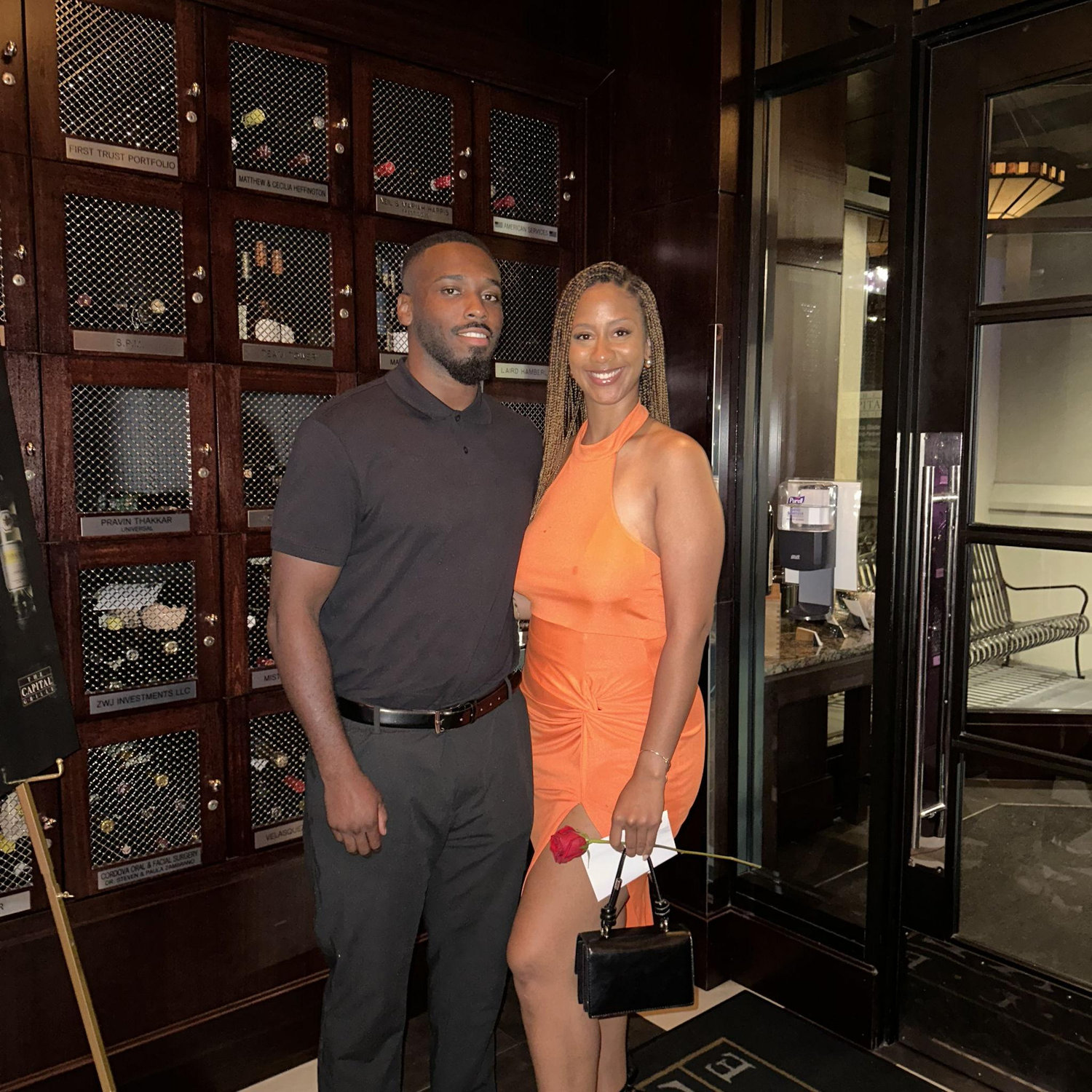 Our 1 year anniversary dinner