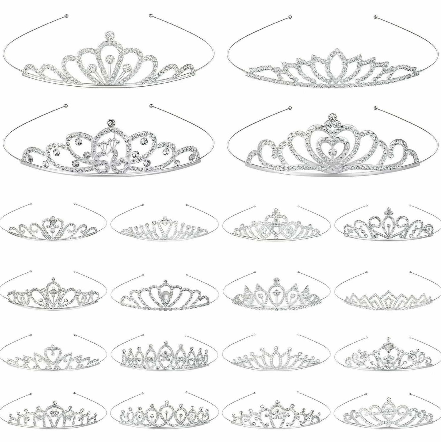 The Queen is requesting if you choose to wear a tiara, please keep it to a small one per the image.