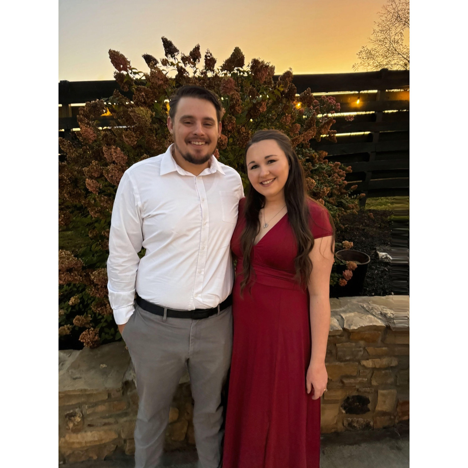 First wedding date together
