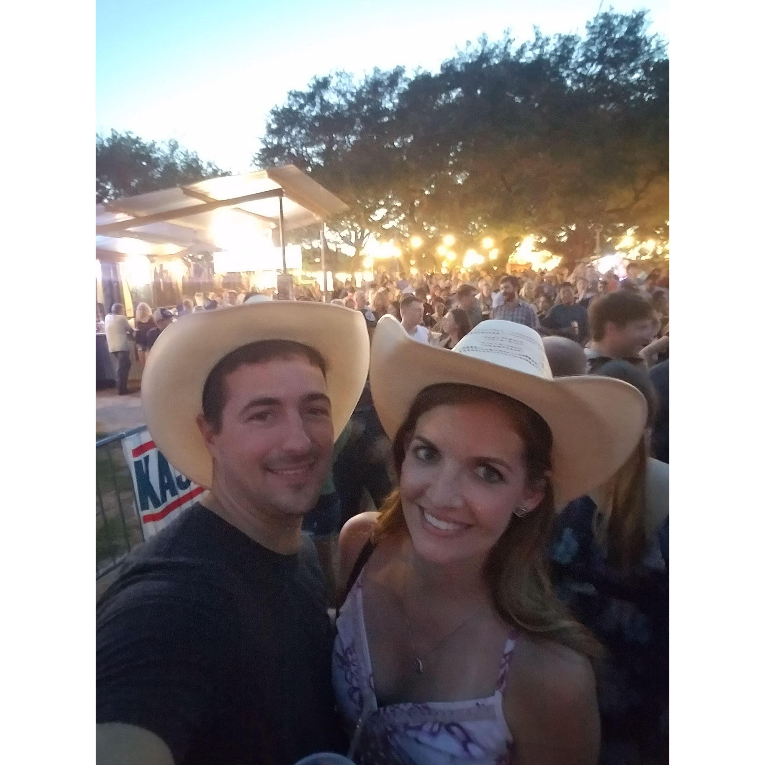 Jen's surprise birthday party and concert that Rusty planned