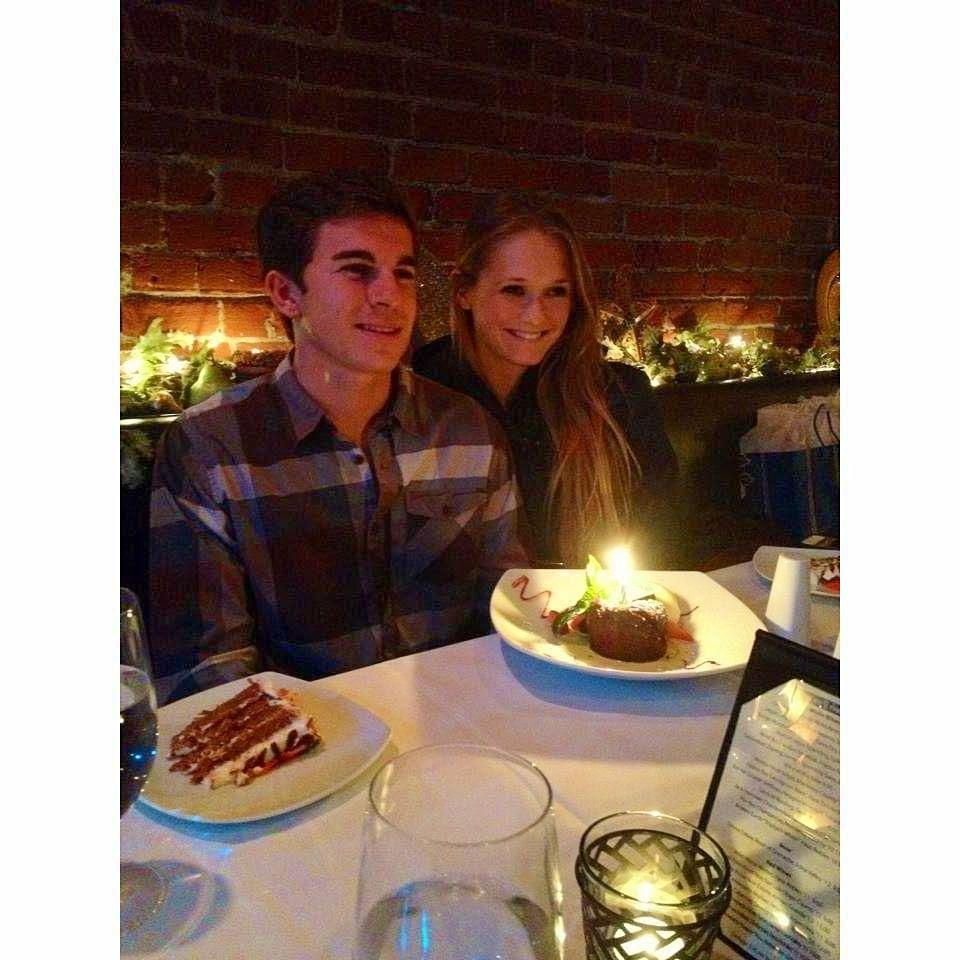 Austin's 21st birthday dinner with family at Koberl in SLO!
