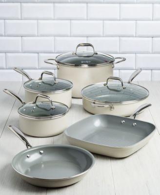 Goodful - 10-Pc. Ceramic Cookware Set, Created for Macy's