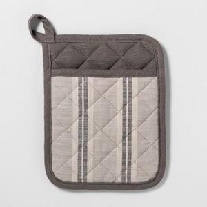 Gray Stripe Pot Holder - Threshold™