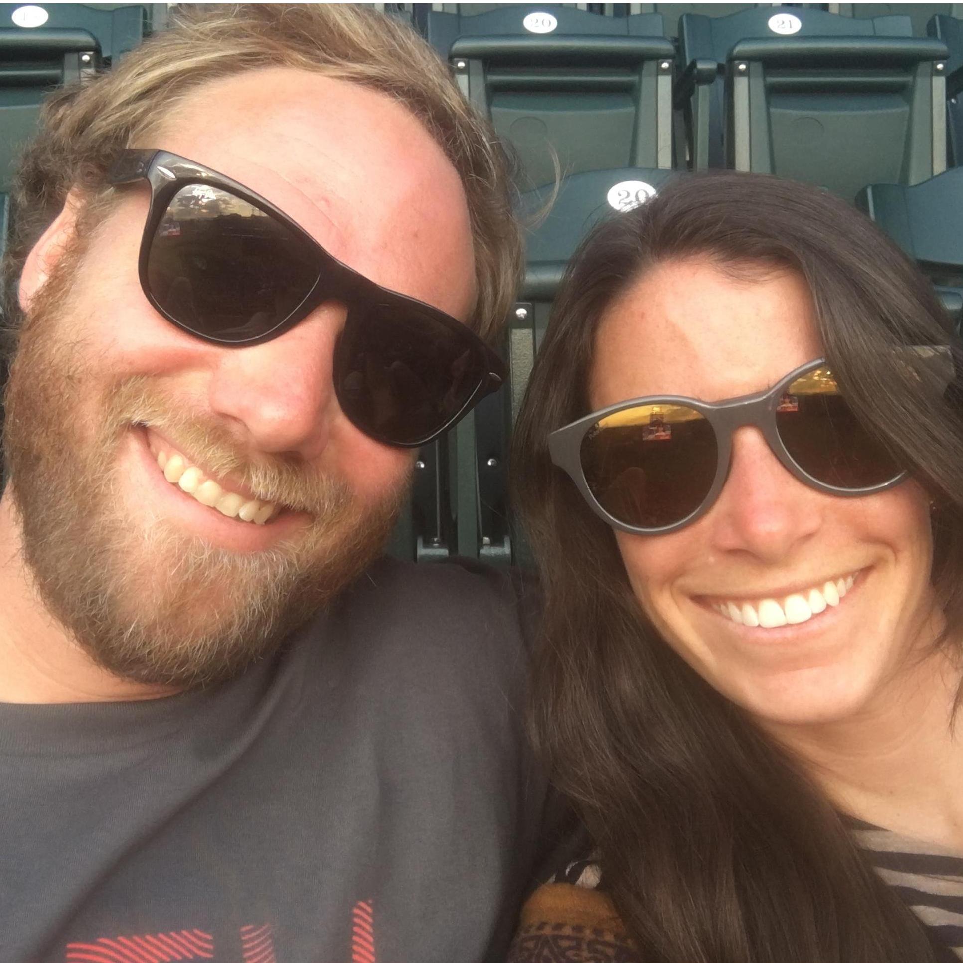Enjoying some Rockies at the mile high stadium in Denver