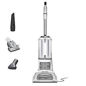 Shark | Upright Vacuum Cleaner | Navigator Lift-Away | Swivel Steering | HEPA Filter | Vacuum for Pet Hair | Crevice Tool & Dusting Brush Included | For Carpets & Hard Floors | White/Silver | NV356E